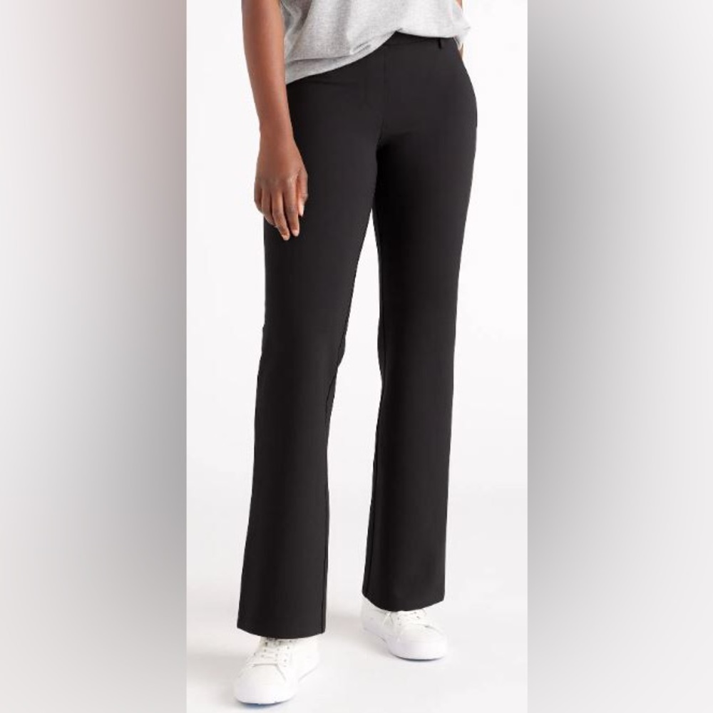 Quince Black Boot Cut Pants